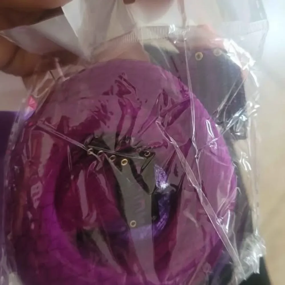 Purple clip in hair extensions new